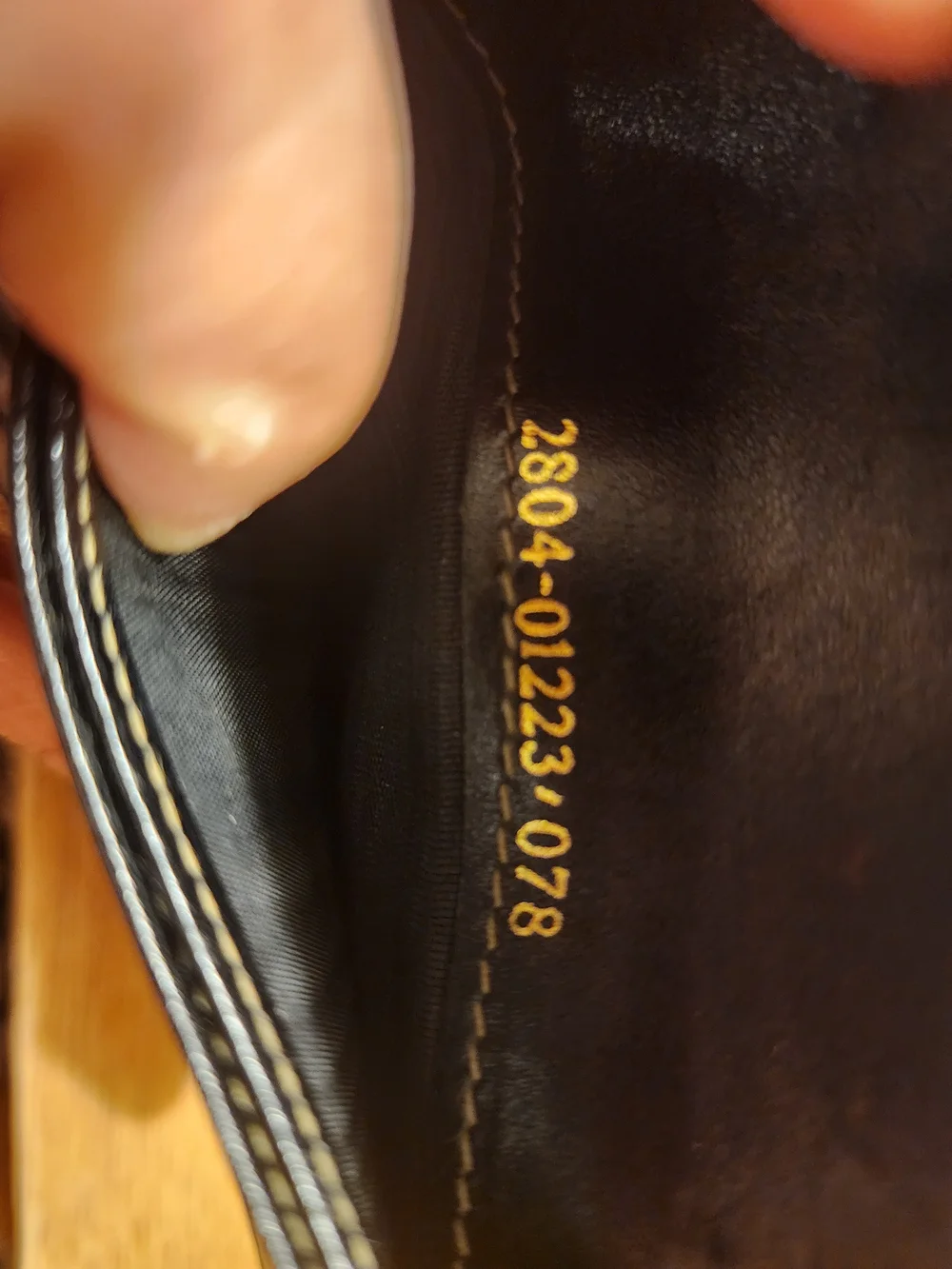 vintage Fendi Pequin Stripe half-moon bifold Wallet
